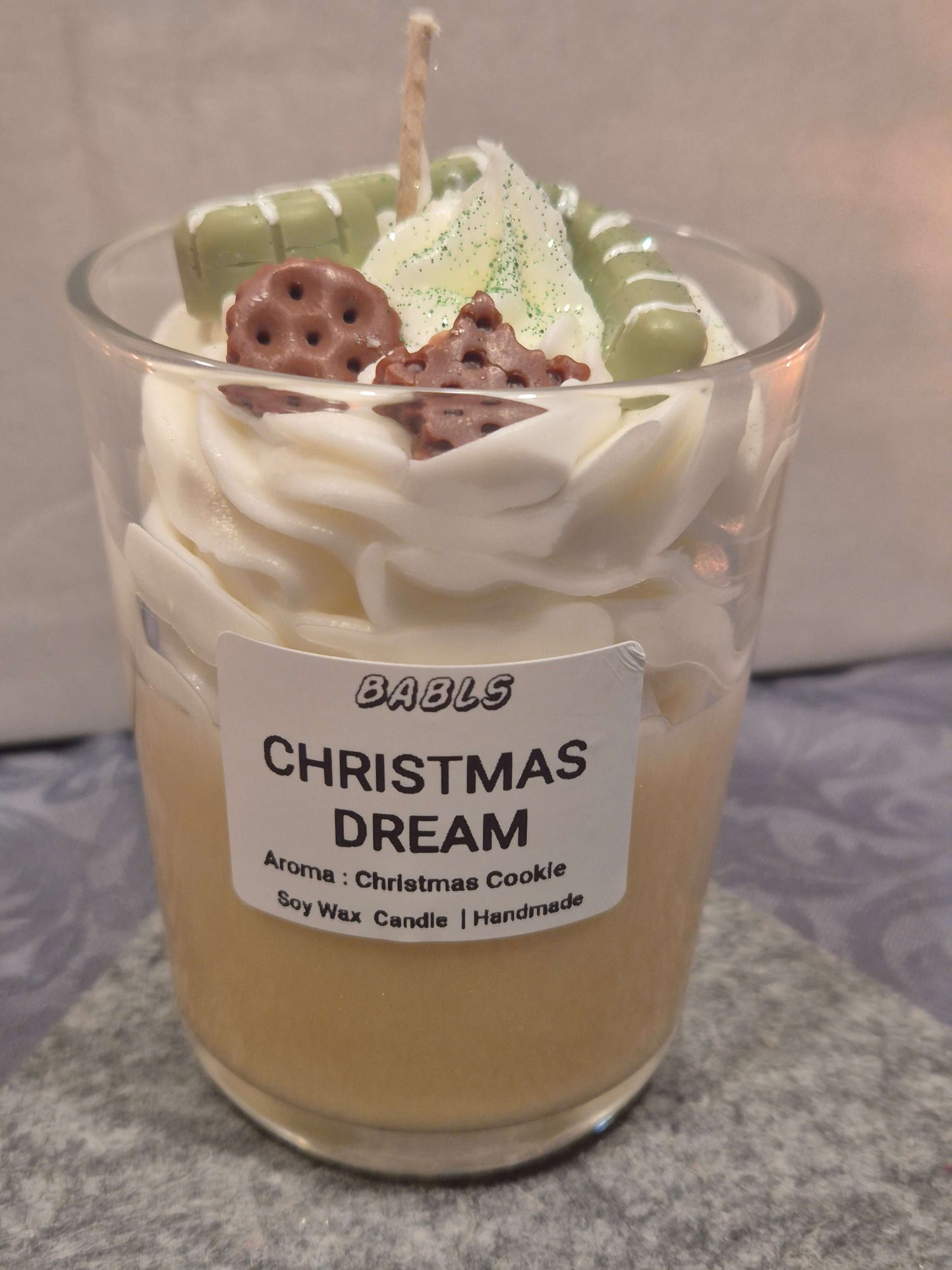 Weihnachtskerzen Set 3 Stück handgemacht vegan