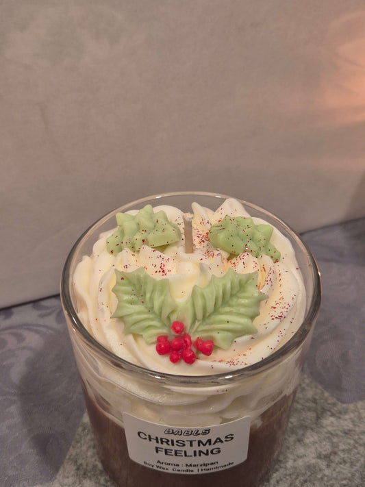 Weihnachtskerze Christmas Feeling vegan nachhaltig