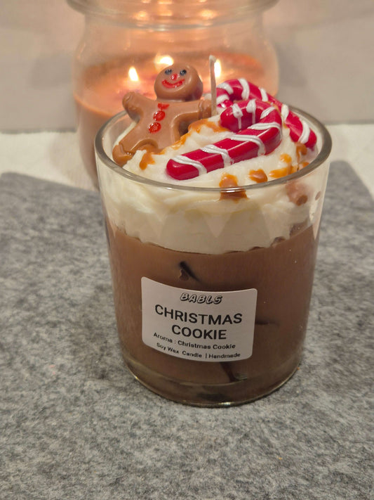 Christmas Cookie Duftkerze Sojawachs - Seitenansicht rechts