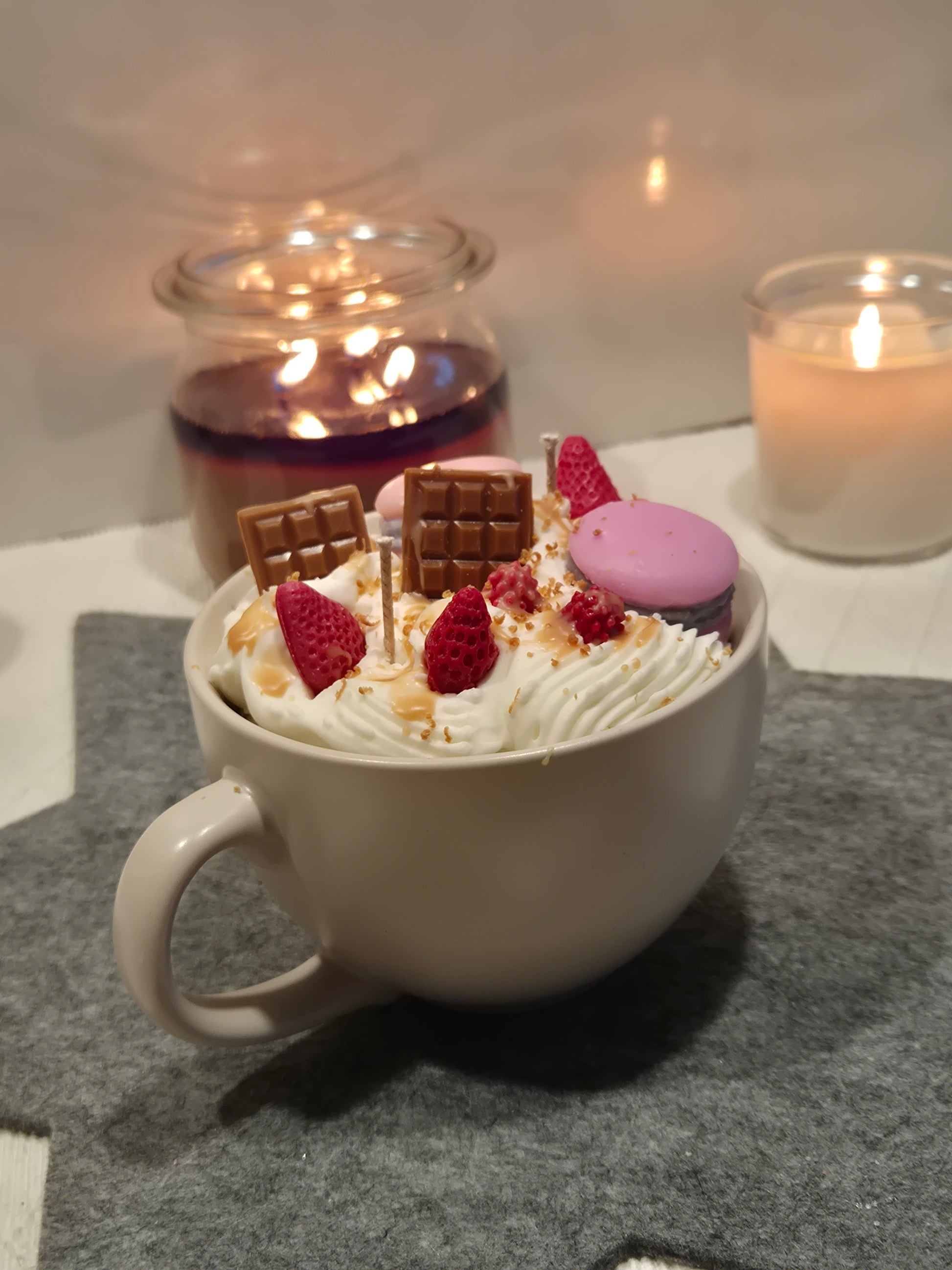 Relax Time Kerze Sojawachs Entspannungsduft handgemacht