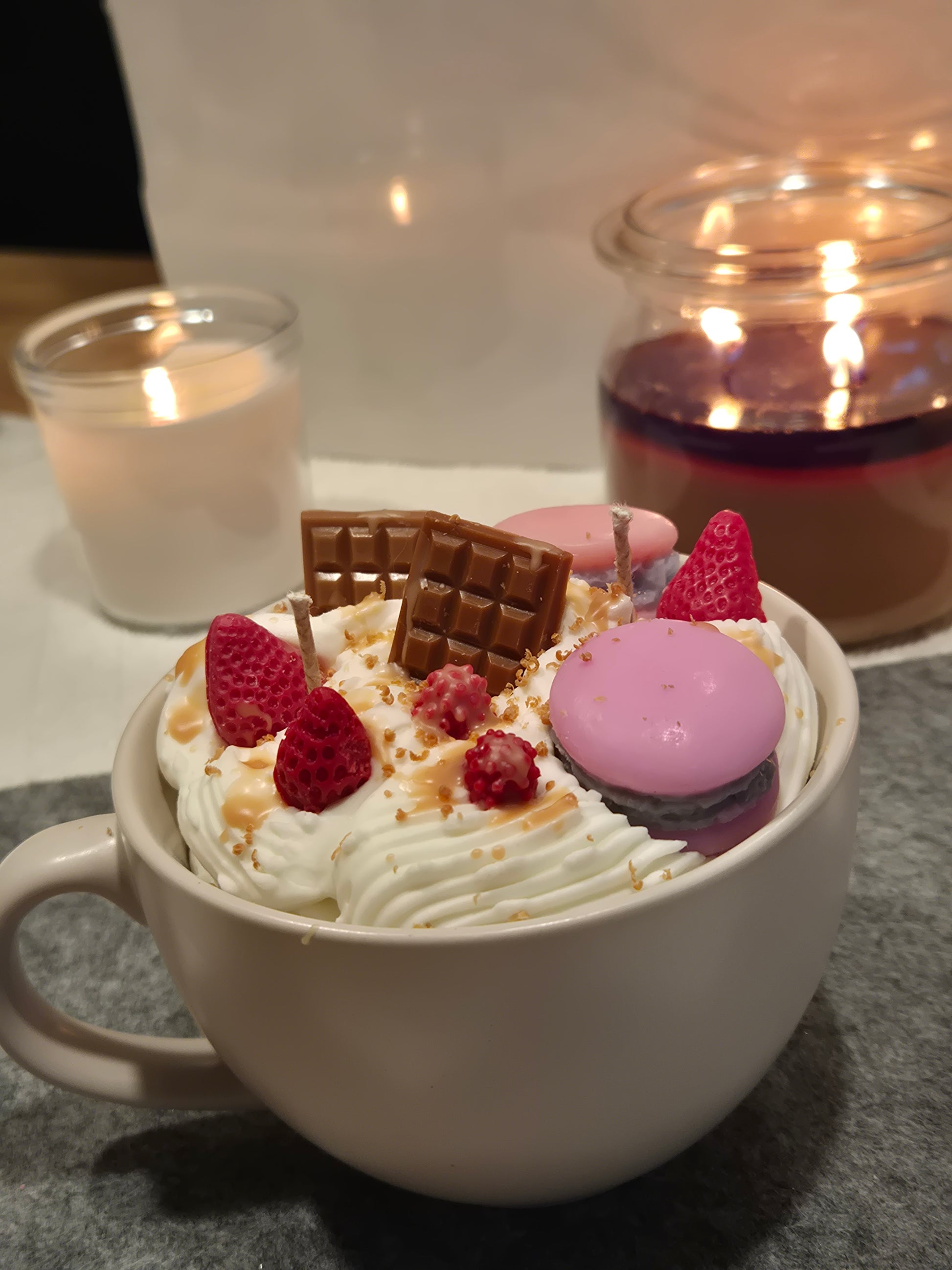 Relax Time Candle Detailansicht Wellness Spa