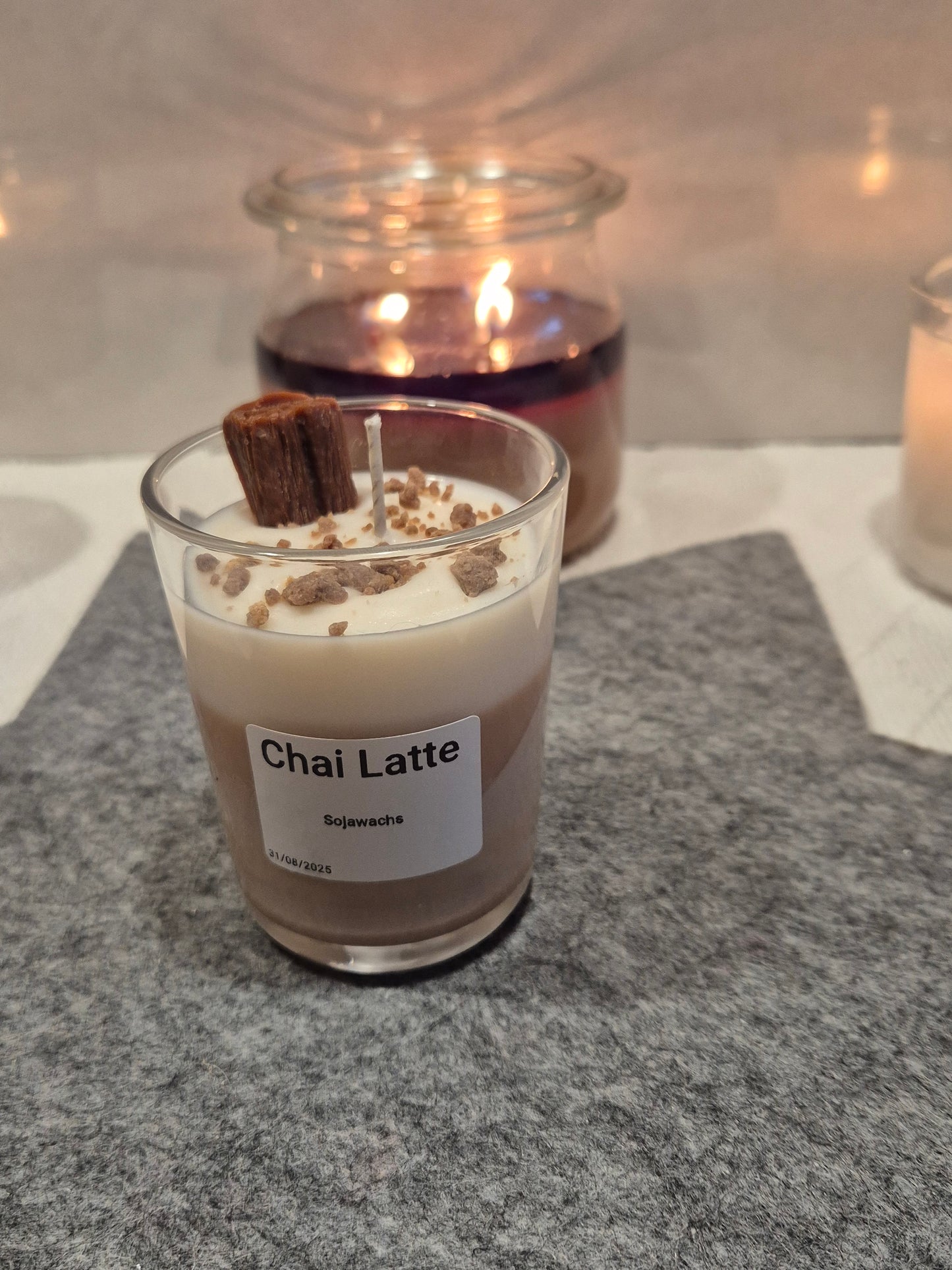 Chai Latte Duftkerze Sojawachs Zimt Vanille