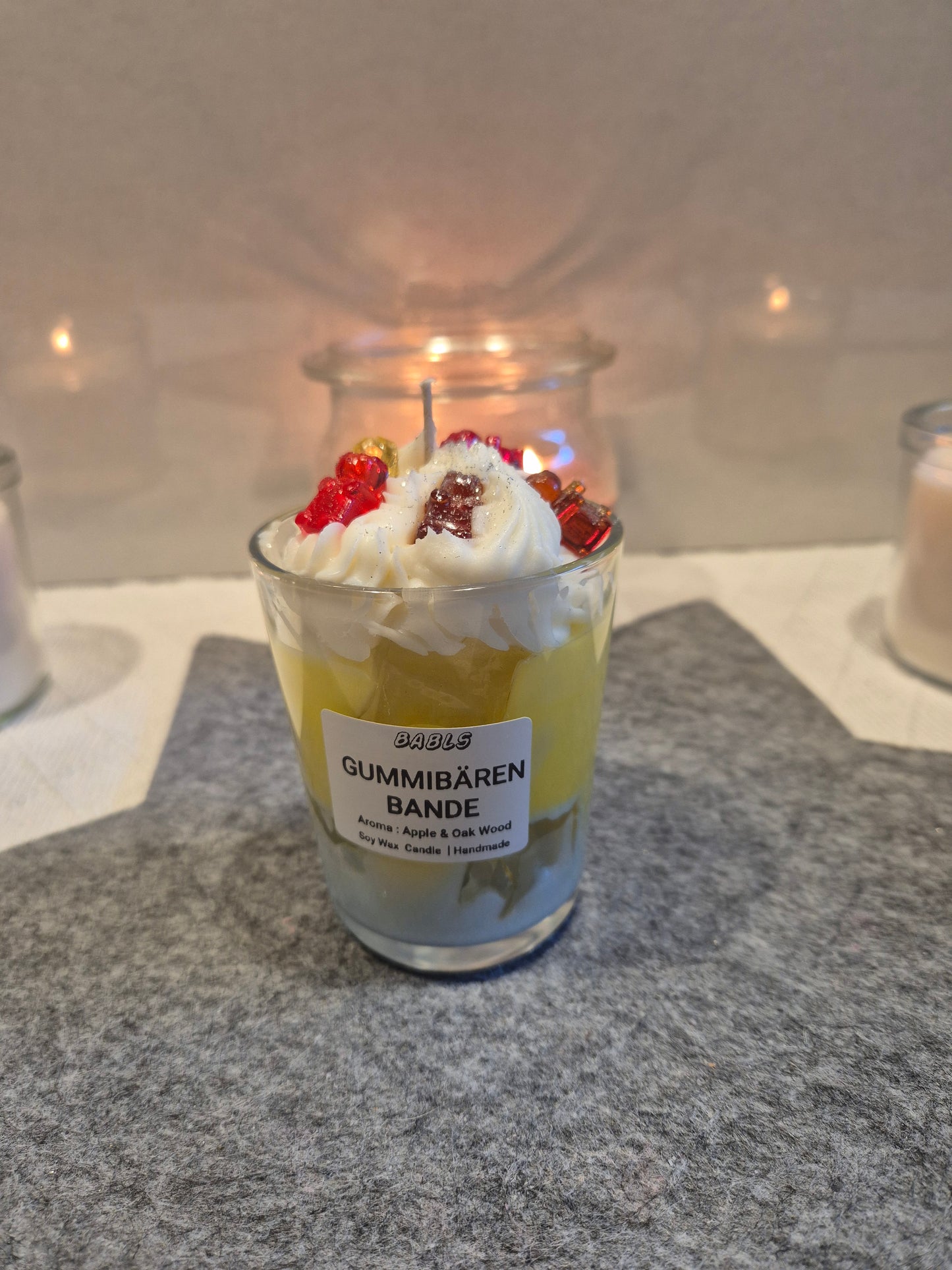 Gummibärchen Kerze Lifestyle Kindergeburtstag Geschenk