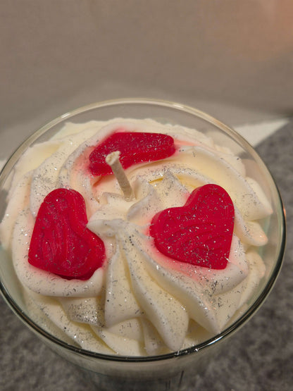 Cotton Candy Kerze Nahaufnahme süßer Duft vegan