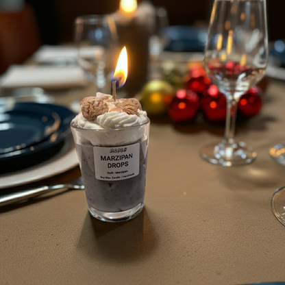 Marzipan Drops Kerze Lifestyle Weihnachten festliche Dekoration