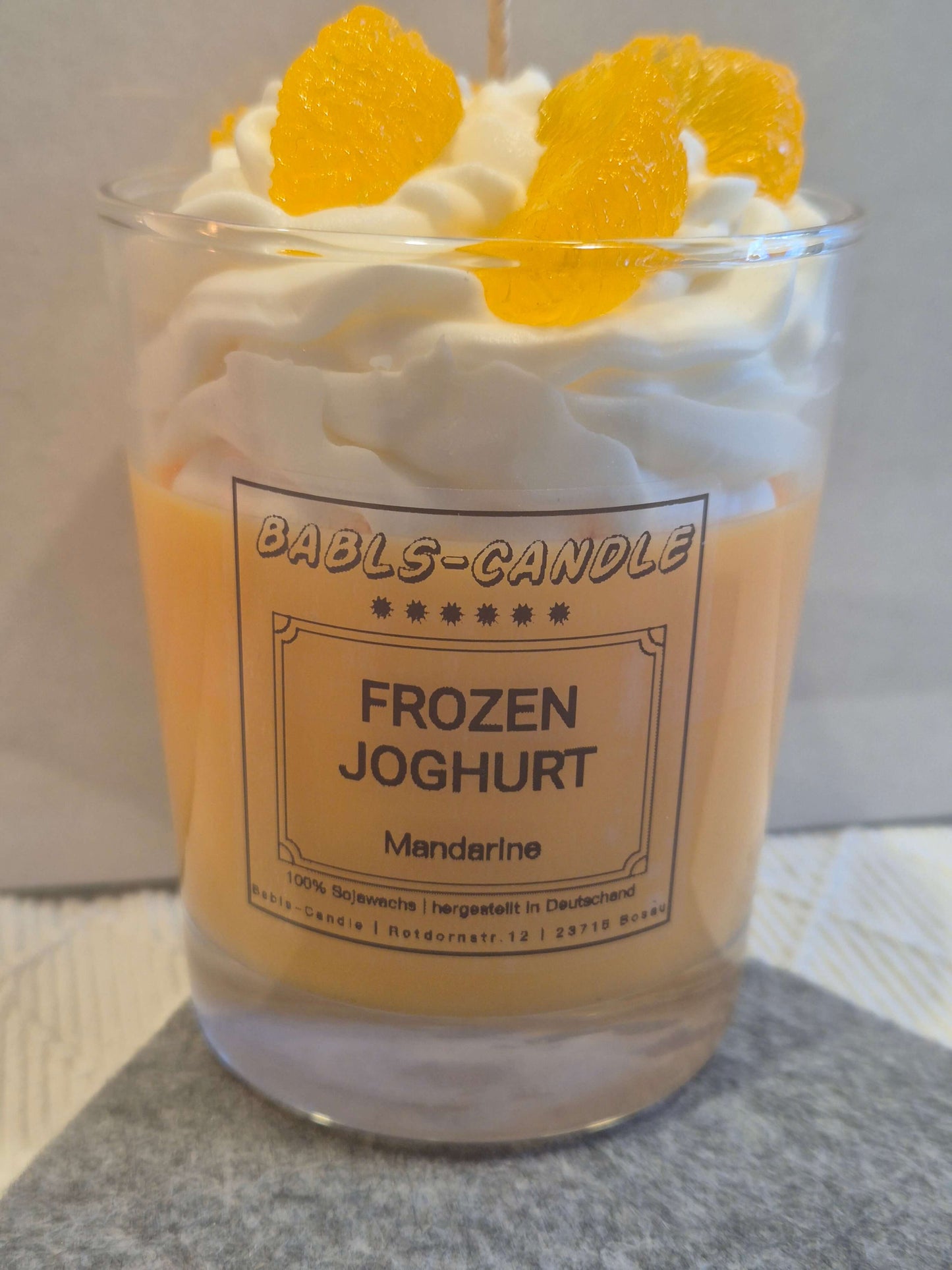 "Frozen Joghurt" Mandarine