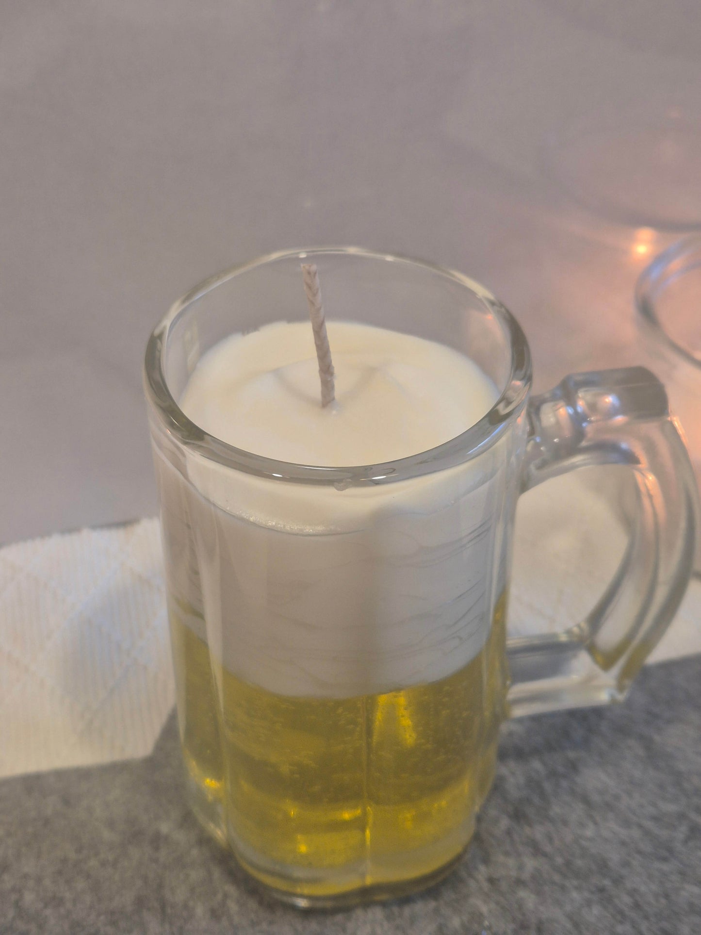 BierKerze – Sojawachs & Gelwachs mit Bierduft | 480 ml