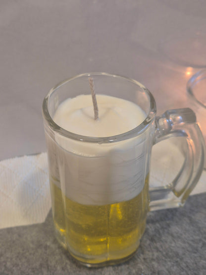 BierKerze – Sojawachs & Gelwachs mit Bierduft | 480 ml