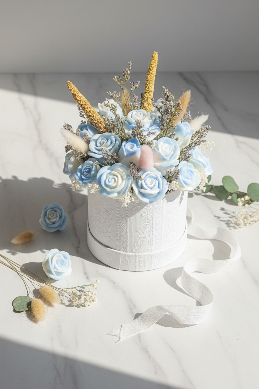Blumenstrauß Blau Lifestyle Pinterest