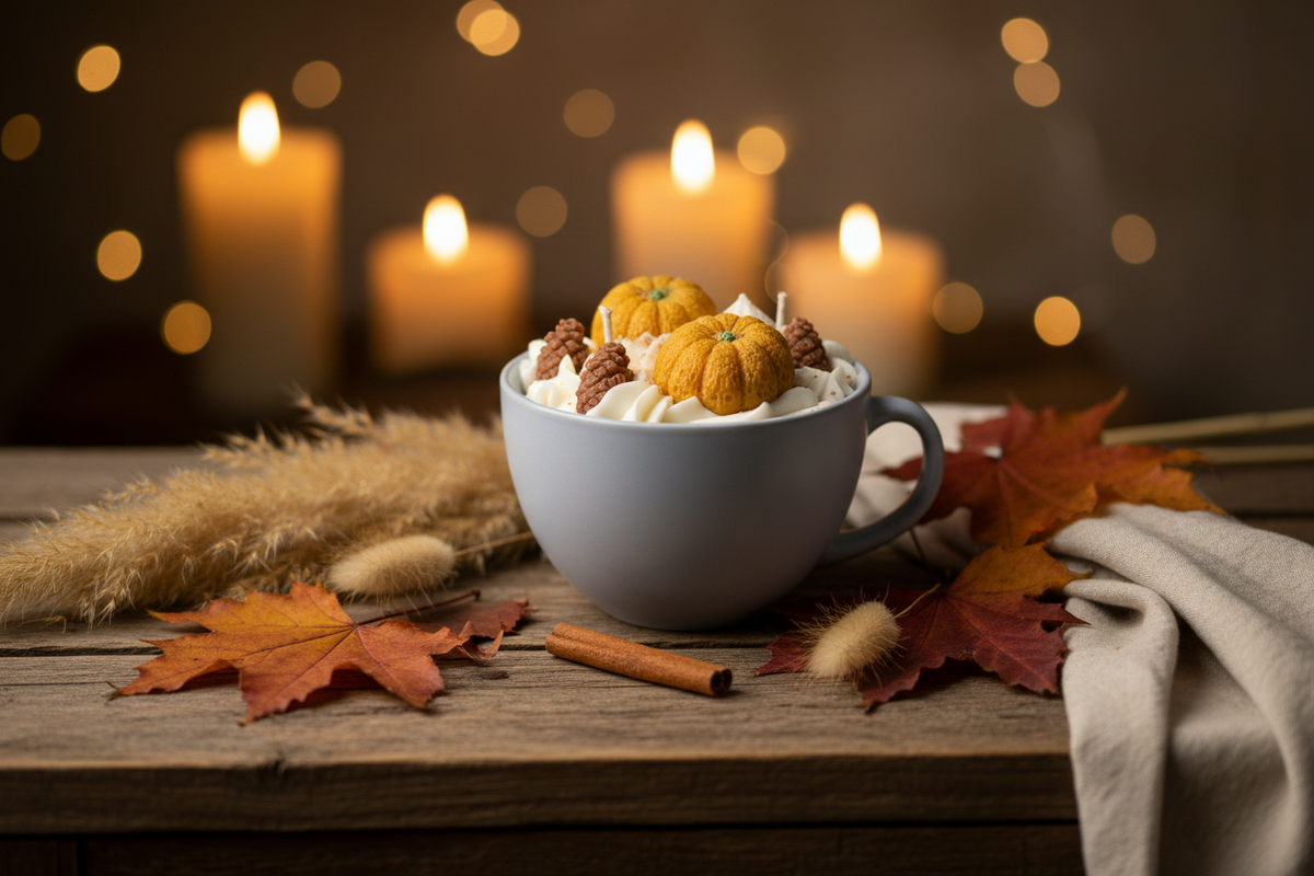 Herbstbecher Kürbis Lifestyle