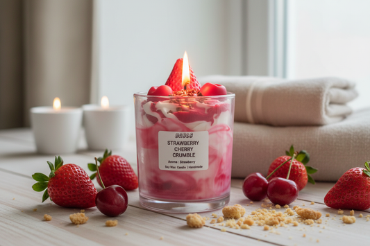 Lifestyle Produktbild brennende Kerze