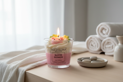 Lifestyle Produktbild brennende Kerze