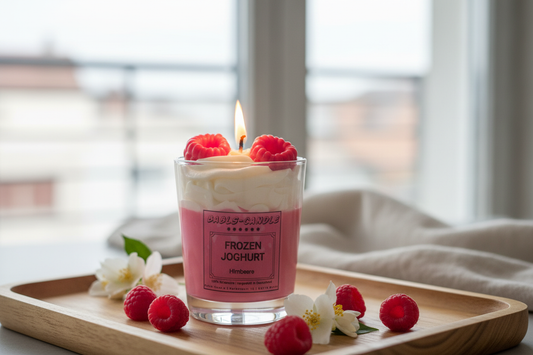 Lifestyle Produktbild brennende Kerze