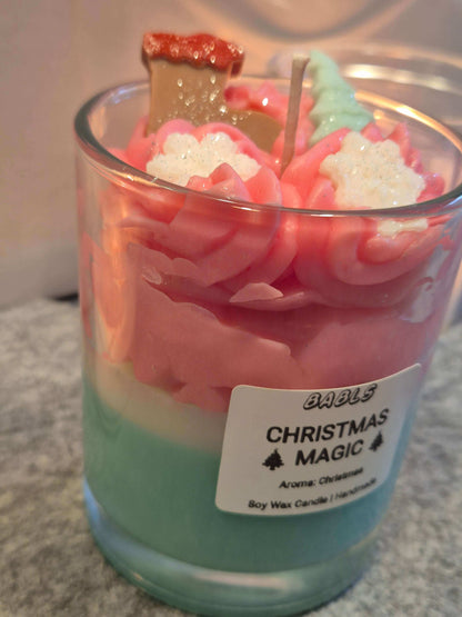 Christmas Magic Weihnachtskerze Sojawachs gemütliche Atmosphäre Hygge Deko
