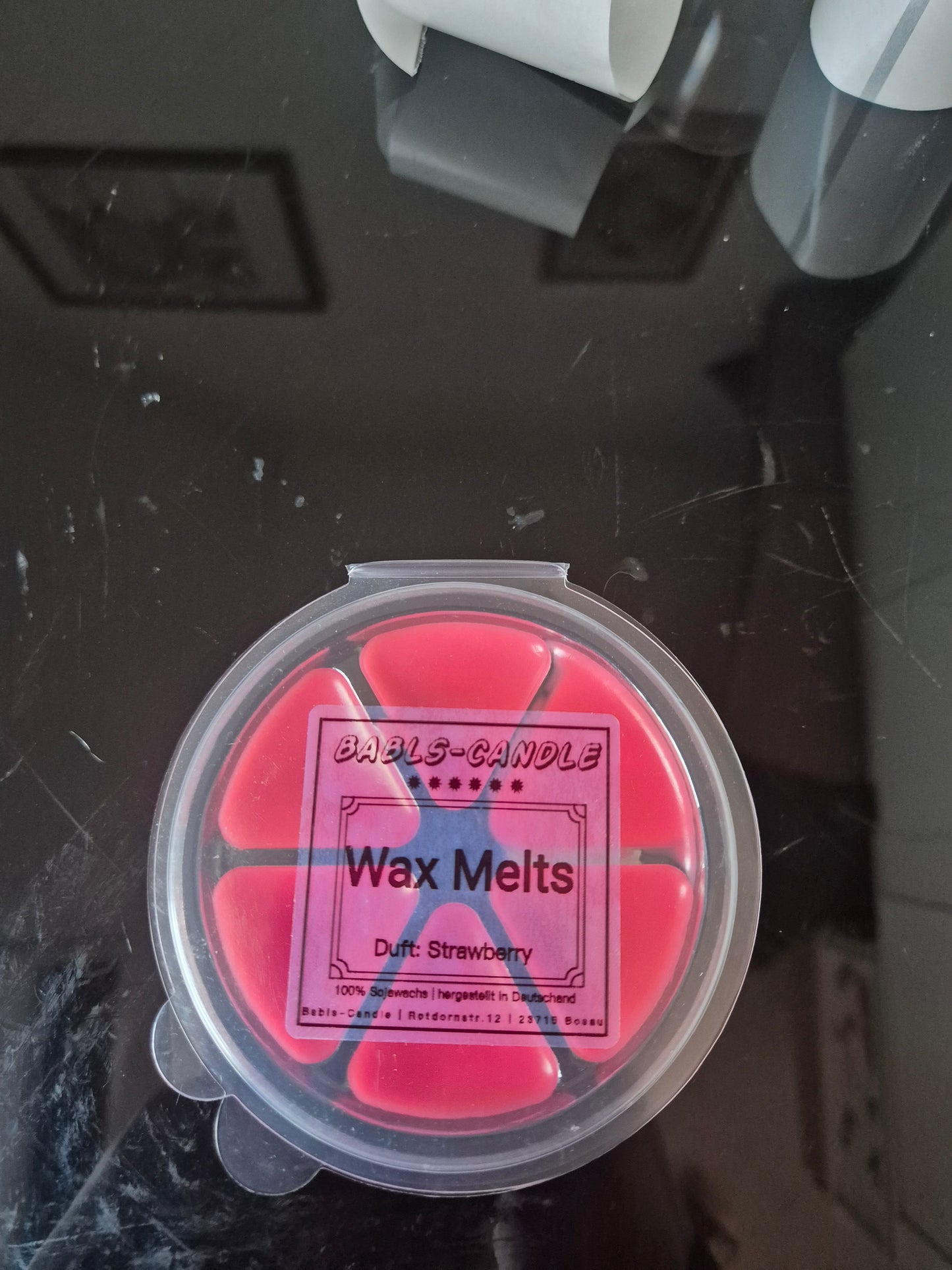 Wax Melts Rot Sojawachs - Strawberry