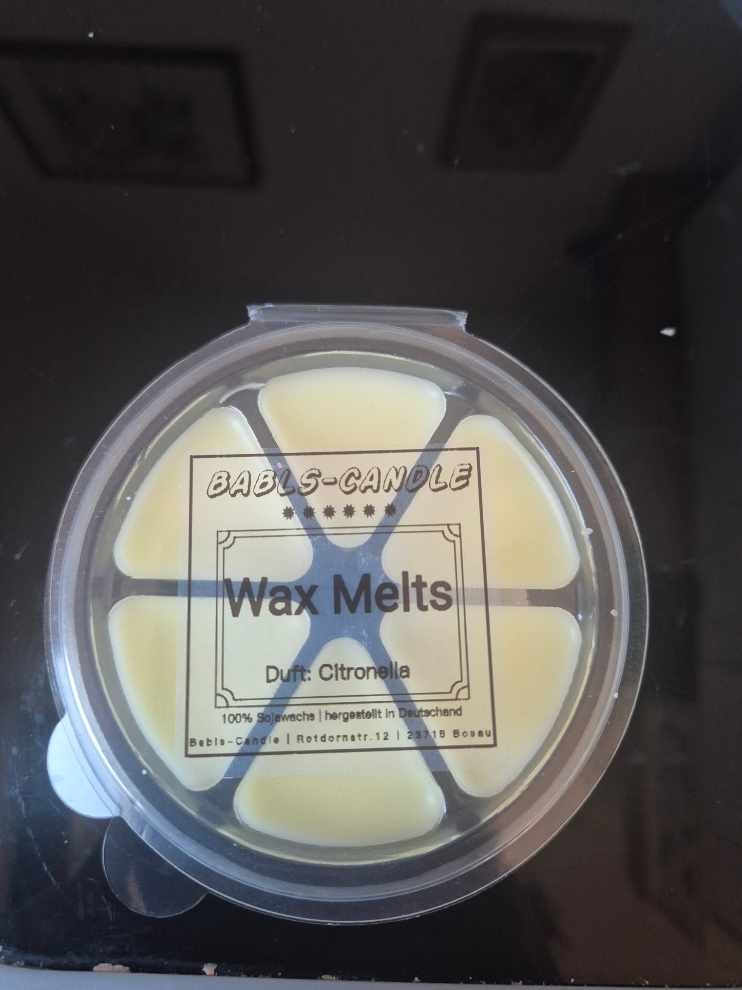 Wax Melts gelb Sojawachs - Citronella