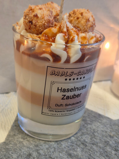 Babls-Candle Haselnuss Zauber – natürliche Duftkerze aus 100% Sojawachs