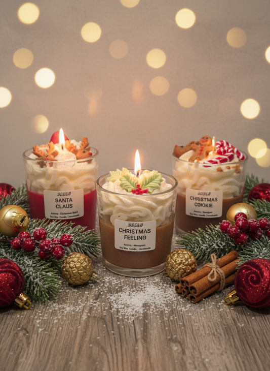 Santa Claus, Christmas Feeling & Christmas Cookie Header Banner